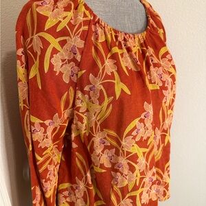 Rachel Zoe Linen Relaxed Blouse | L